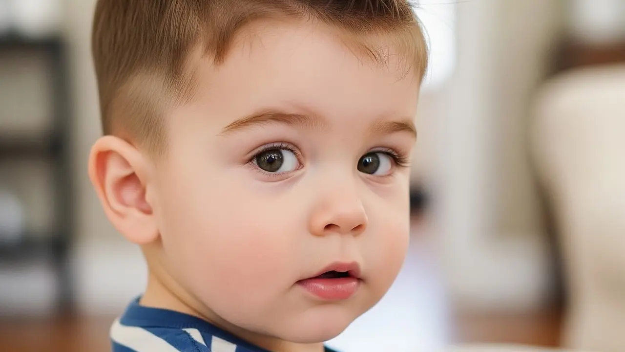 Model Rambut Anak Laki-laki 1 Tahun (Image by Gemini AI)