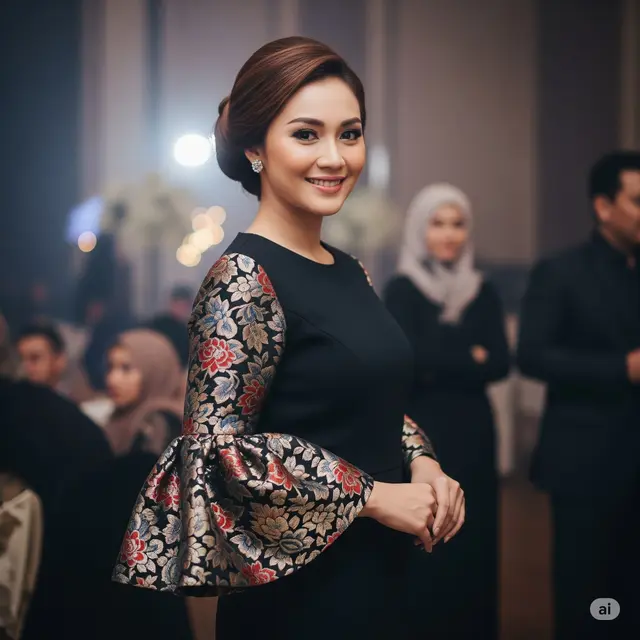 Dress Lengan Terompet