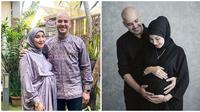 Istri Riza Shahab tengah hamil, ini momen keduanya saat maternity shoot. (Sumber: Instagram/rizashahab)