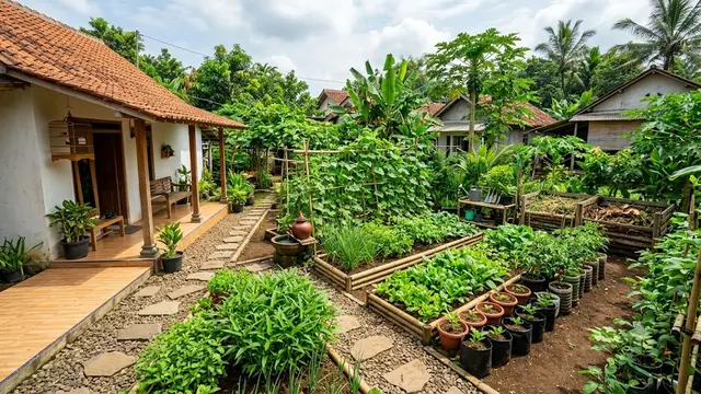 Ide Memanfaatkan Pekarangan Kecil agar Mengurangi Biaya Belanja Dapur