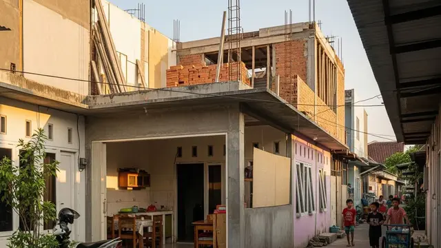 Desain Rumah dalam Gang Tapi Luas