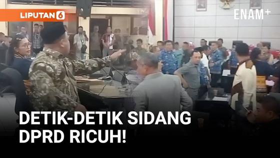 Paripurna DPRD Ende Berakhir Ricuh, Bupati Badeoda Walk Out