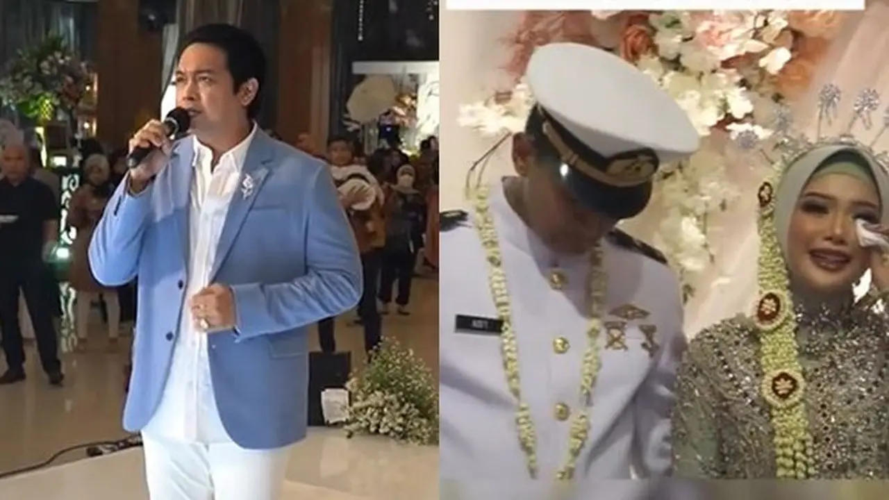 Nyanyi di Acara Pernikahan, Donnie Sibarani Eks Ada Band Bikin Pengantin Nangis
