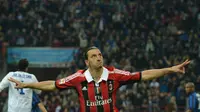 Zlatan Ibrahimovic AC Milan (GIUSEPPE CACACE / AFP)