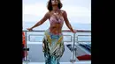 Beyonce merayakan ulang tahunnya dengan liburan bareng suami, anak, dan ibunya di Perancis bagian selatan, (17/9/14). (Dailymail)