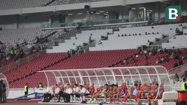 Bangku cadangan Persija Jakarta Vs Persis Solo di BRI Liga 1 2023/2024