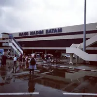 Kamis siang (26/1), Bandara Internasional Hang Nadim Batam mulai dipadati pemudik Imlek. (Via: instagram.com/muhammadarisma)