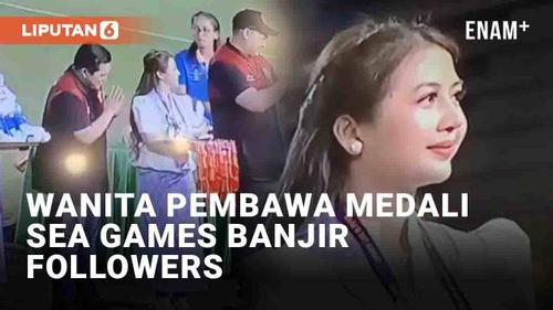 VIDEO: Wanita Pembawa Medali SEA Games 2023 Kaget Banjir Followers Asal Indonesia