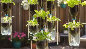 Pot Gantung Mandiri (Self-Watering Planter). Foto: Gemini