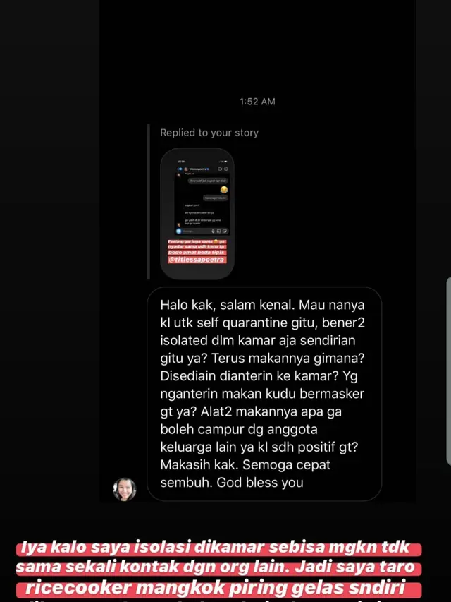 Unggahan Detri Warmanto. (Foto: Instagram @detriwarmanto)