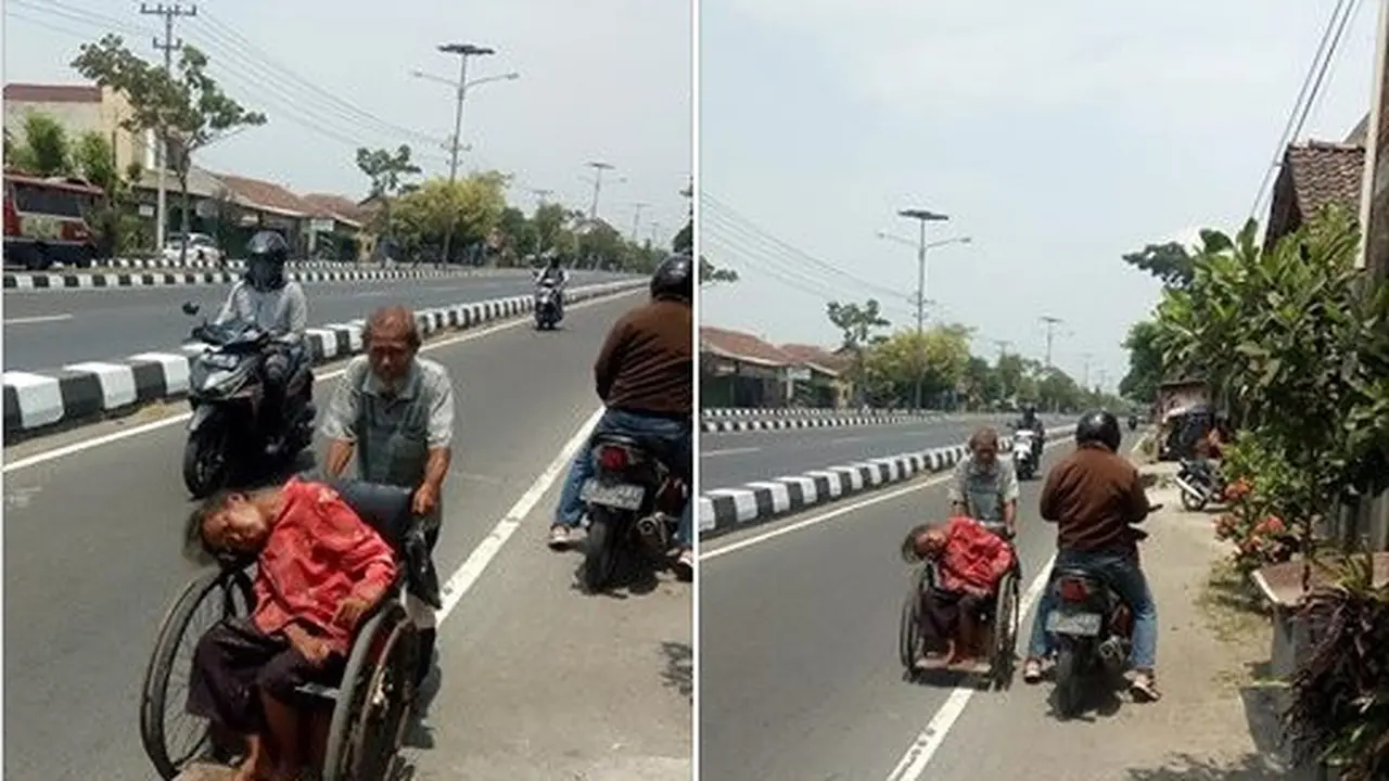 kisah kakek viral (foto: facebook/ Leo Tosa)