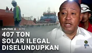407 Ton Solar Ilegal Diselundupkan