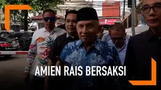 Ketua Dewan Kehormatan Partai Amanat Nasional, Amien Rais datangi sidang kasus Ratna Sarumpaet hari Kamis (4/4). Amien Rais tak berkomentar banyak saat ditanya awak media di PN Jakarta Selatan.