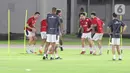Tim pelatih terus memaksimalkan waktu yang ada untuk memperbaiki aspek teknis dan taktis. (Liputan6.com/Herman Zakharia)
