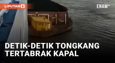 Kapal Penumpang Tabrakan dengan Tongkang Batu Bara di Kalsel