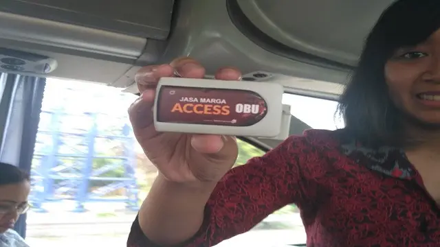 Alat pembayaran tol JM Access on board unit (OBU). (Liputan6.com/Achmad Dwi Afriyadi)