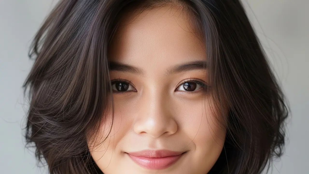 Inspirasi Rambut Pendek Anti Ribet untuk Wajah Bulat