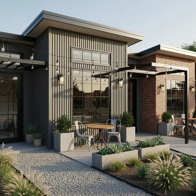 Model Rumah 1 Lantai Estetik Ala Kafe untuk Generasi Milenial