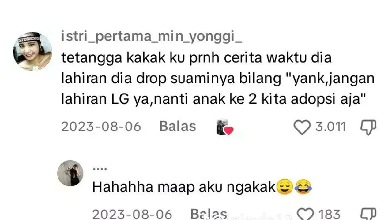 6 Cerita Celetukan Kocak Suami ketika Dampingi Istri Melahirkan Ini Bikin Ngakak