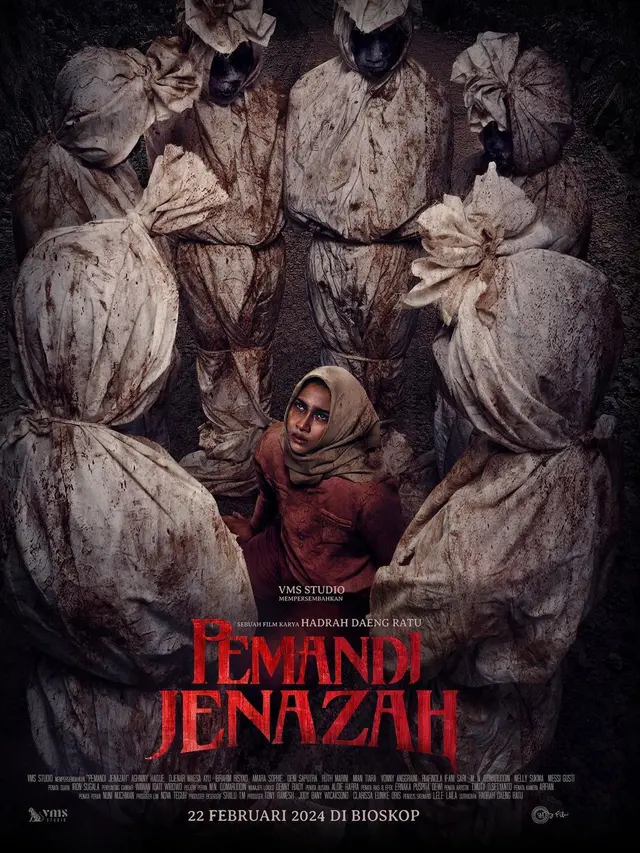 Poster film Pemandi Jenazah. (Foto: Dok. Instagram @vmstudioid)
