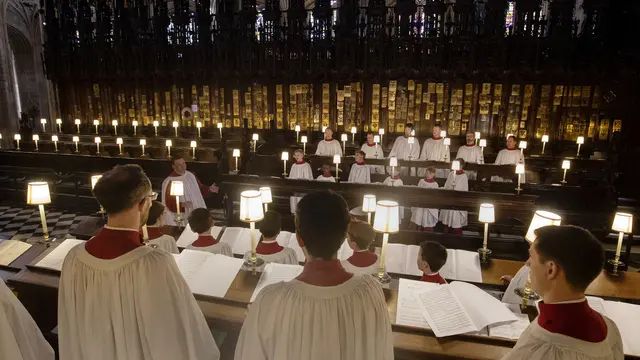 Latihan Paduan Suara di Kapel St George Jelang Pernikahan Pangeran Harry