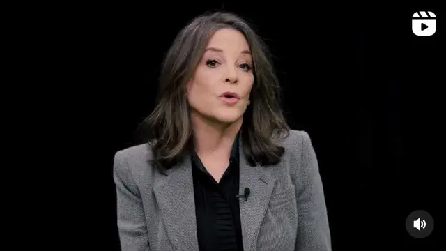 Marianne Williamson, kandidat calon presiden AS dari Partai Demokrat. (Instagram/@mariannewilliamson)