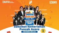 Saksikan Kemeriahan Puncak Acara Pesta Rakyat Simpedes 2020 - Indonesia BRILIAN.