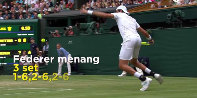 VIDEO: Roger Federer, Rafael Nadal dan Djokovic Melangkah Mulus ke Perempat Final