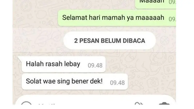 8 Chat Anak Beri Ucapan Hari Ibu Ini Penuh Plot Twist, Ada yang Bilang Lebay