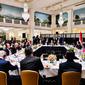 Presiden Joko Widodo (Jokowi) dan sejumlah pemimpin negara ASEAN bertemu dengan para pengusaha Amerika Serikat (AS), pada Kamis (12/05/2022) waktu setempat. (Foto: Laily Rachev)