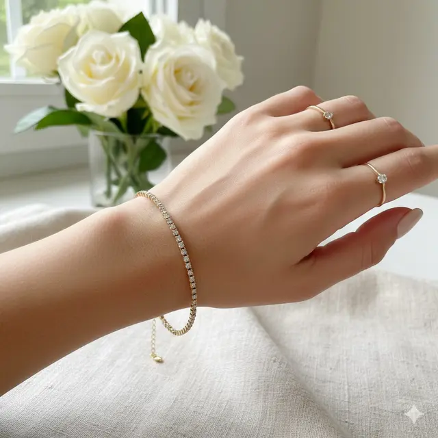 Model Gelang Wanita Elegan 3 Gram 10 Karat