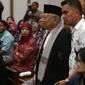 Ketua MUI, Ma'ruf Amin menghadiri sidang kedelapan kasus dugaan penistaan agama di Auditorium Kementan, Jakarta, Selasa (31/1). Ma'ruf akan menjadi saksi pada sidang lanjutan dengan terdakwa Basuki Tjahaja Purnama (Ahok). (Liputan6.com/Seto Wardhana/Pool)