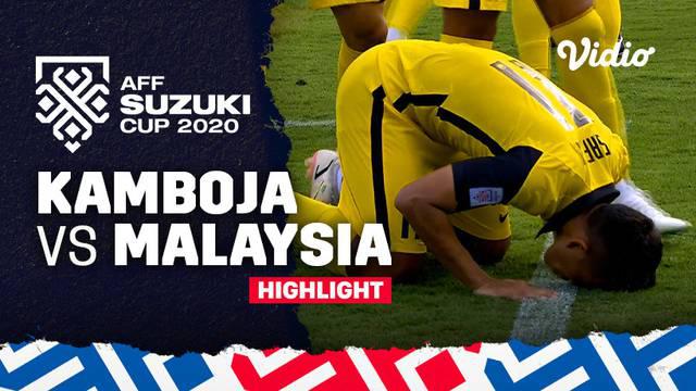 Berita video highlights laga Kamboja, tim lawan pertama Timnas Indonesia, saat dikalahkan Malaysia 1-3 di Grup B Piala AFF 2020, Senin (6/12/2021) sore hari WIB.