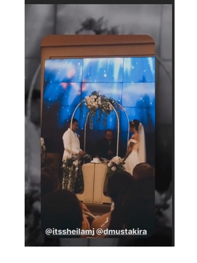 Sah, Ini 7 Potret Pernikahan Sheila Marcia yang Dilakukan Secara Tertutup