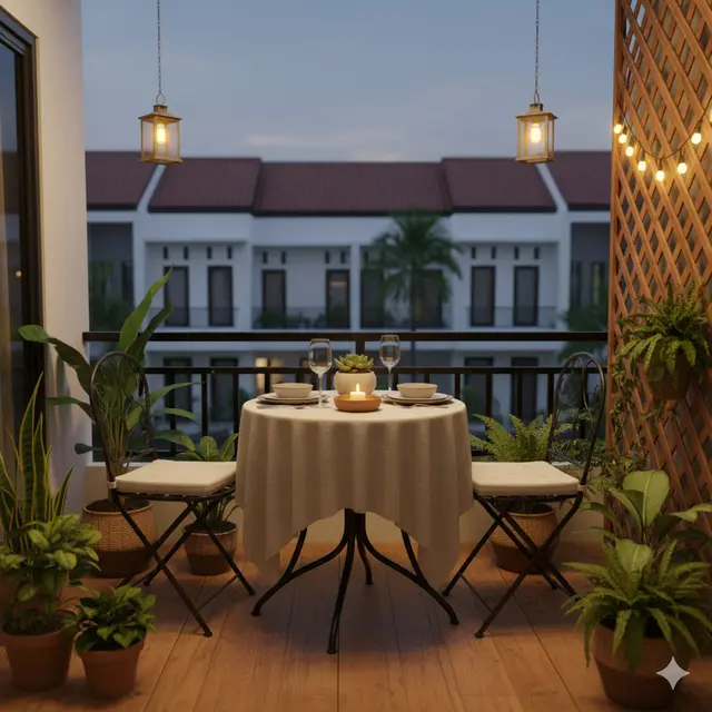 Ide Balkon Mungil untuk Rumah Tanpa Halaman