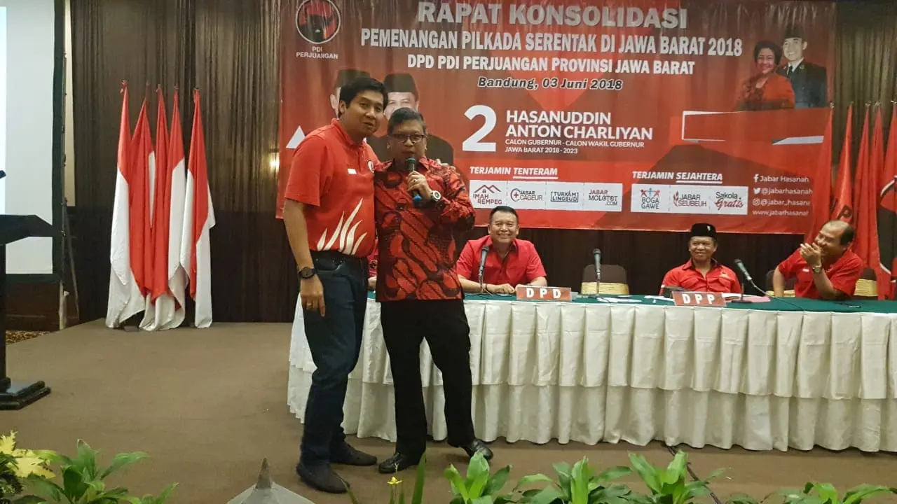 PDIP memerintahkan kader memenangkan pasangan TB Hasanuddin- Anton Charliyan di Pilkada Jabar