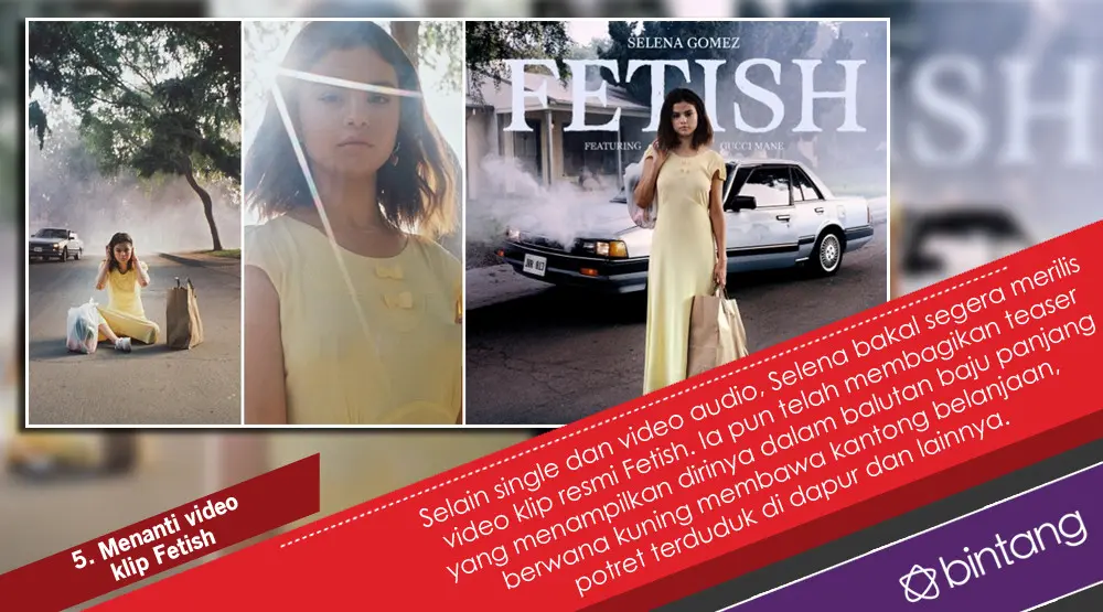 Selena Gomez Pamer Bibir Seksi di Video Single Fetish. (Foto: Instagram/selenagomez, Desain: Nurman Abdul Hakim/Bintang.com)