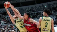 Timnas Basket Indonesia Vs Timnas Basket Australia di Kualifikasi Piala Asia FIBA 2025. (Bola.com/Bagaskara Lazuardi).