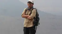 Pakar geologi dari Institut Teknologi Sepuluh Nopember (ITS) Surabaya M Haris Miftakhul Fajar. (Dian Kurniawan/Liputan6.com)