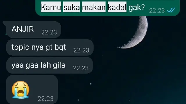 6 Chat Kehabisan Topik Sampai Bahas Binatang Ini Kocak
