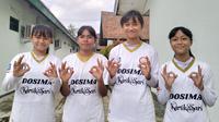 Empat pemain dari Goal Aksis mendapat panggilan untuk memperkuat Timnas Putri Indonesia U-17. (Bola.com/Erwin Snaz)