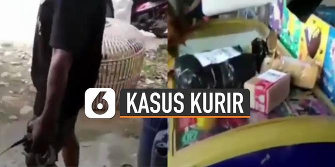 VIDEO: Paket Tak Sesuai, Pria Ancam Borgol Kurir