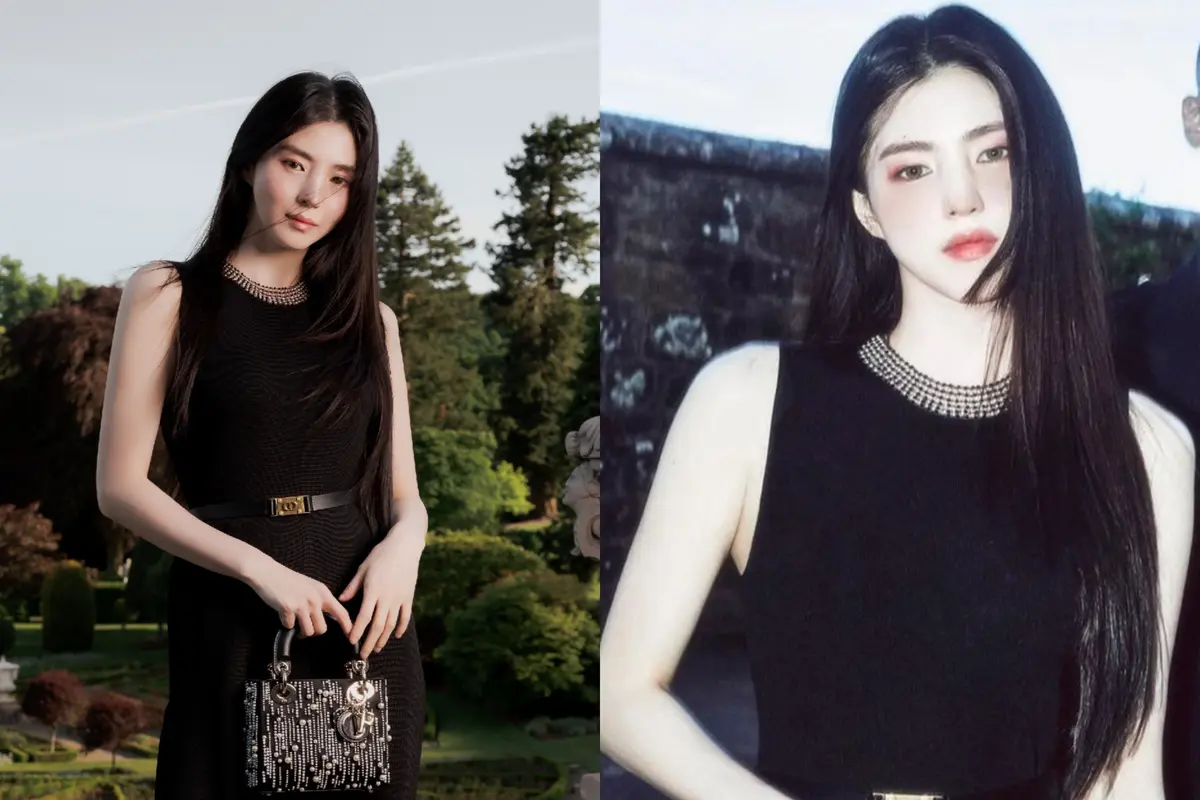 Tutorial Korean Makeup Look Han So Hee yang Curi Perhatian di Dior 2025 Cruise Collection