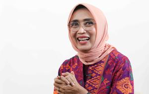 Direktur Utama PT Angkutan Sungai Danau dan Penyeberangan (ASDP), Ira Puspadewi. (Liputan6.com/Herman Zakharia)