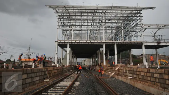20160208-Proyek Rel Ganda KRL Jalur Cikarang-Manggarai Selesai 2017
