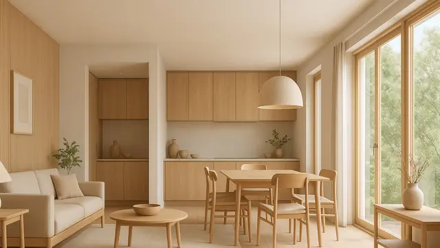 Inspirasi Desain Rumah Minimalis 1 Lantai Tanpa Sekat Cocok untuk Lahan Sempit/Ilustrasi gambar oleh AI