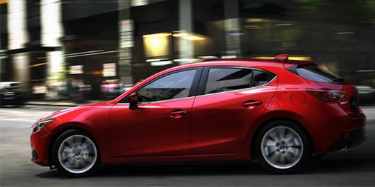 New Mazda 3 side view