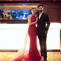 Aktor Australia Michael Wahr menjadi pria beruntung yang menikahi Adinia Wirasti [@michaelswahr]