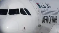 Kapal terbang yang terlibat pembajakan pesawat Libya. (Reuters)