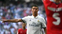 Striker Real Madrid asal Portugal, Cristiano Ronaldo. (AFP/Gerard Julien)